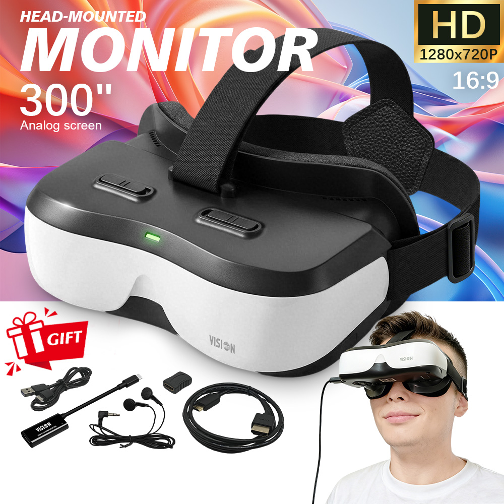 Pc Gaming Simulator - Display Portátil Montado na Cabeça HDMI