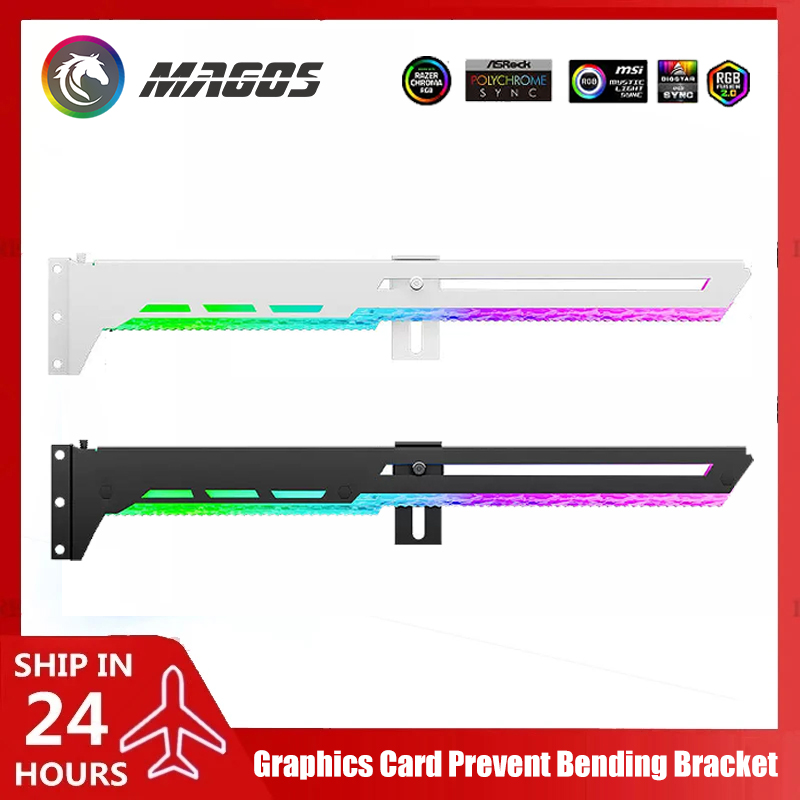 Pc Gaming Lian Li - Suporte para Placa Gráfica Anti-Dobramento ARGB