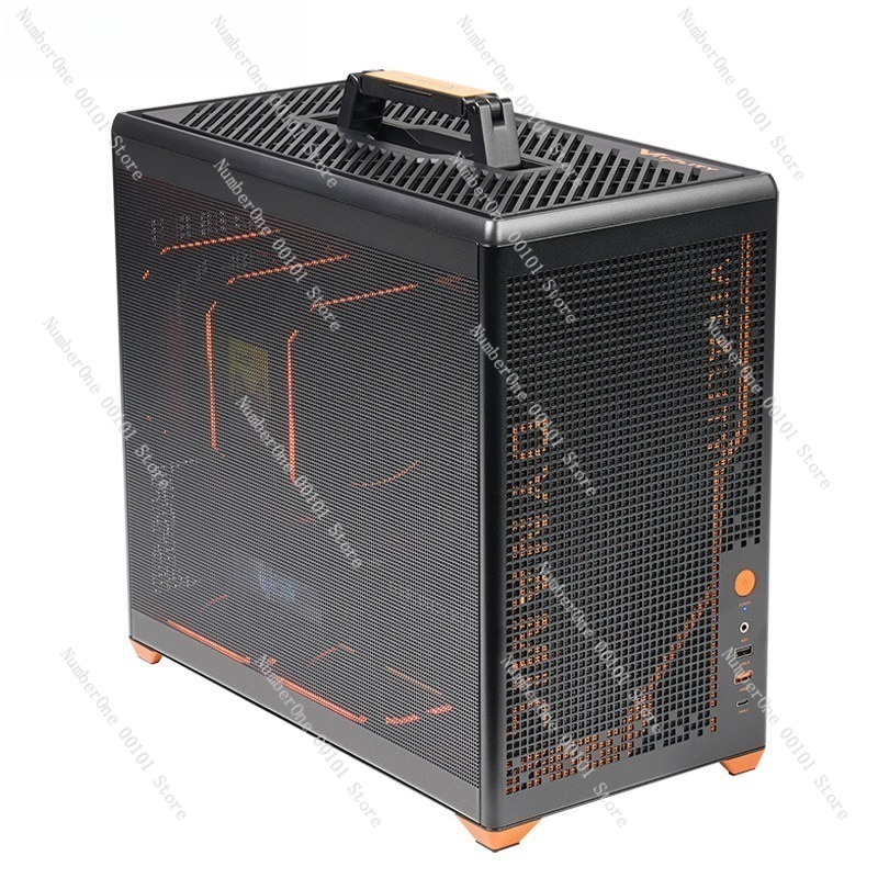 Pc Gaming Liquid - Gabinete de PC Gamer Portátil MATX