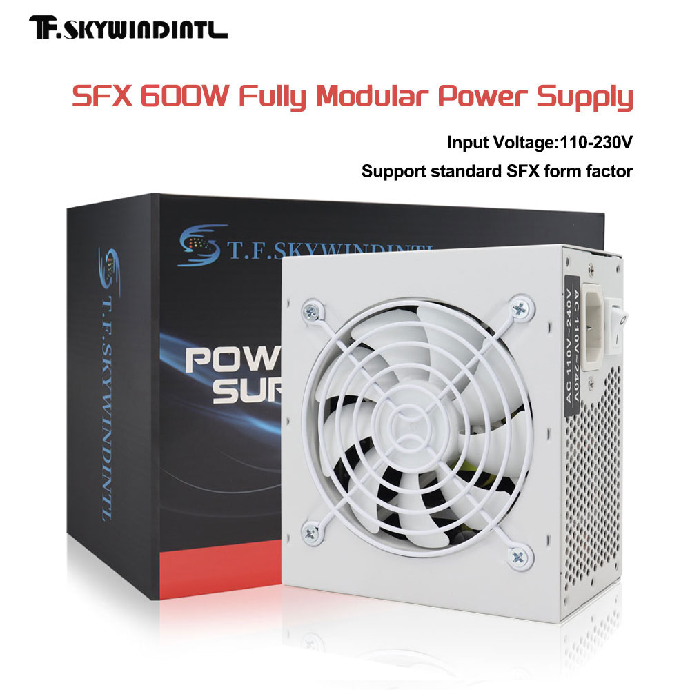 SKYWINDINTL SFX 600W Fonte de  - Pc Gaming Watt avaliação e preço