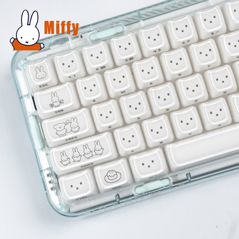 Teclas Kawaii Miffy: Keycaps d - Pc Gaming Simulator avaliação e preço