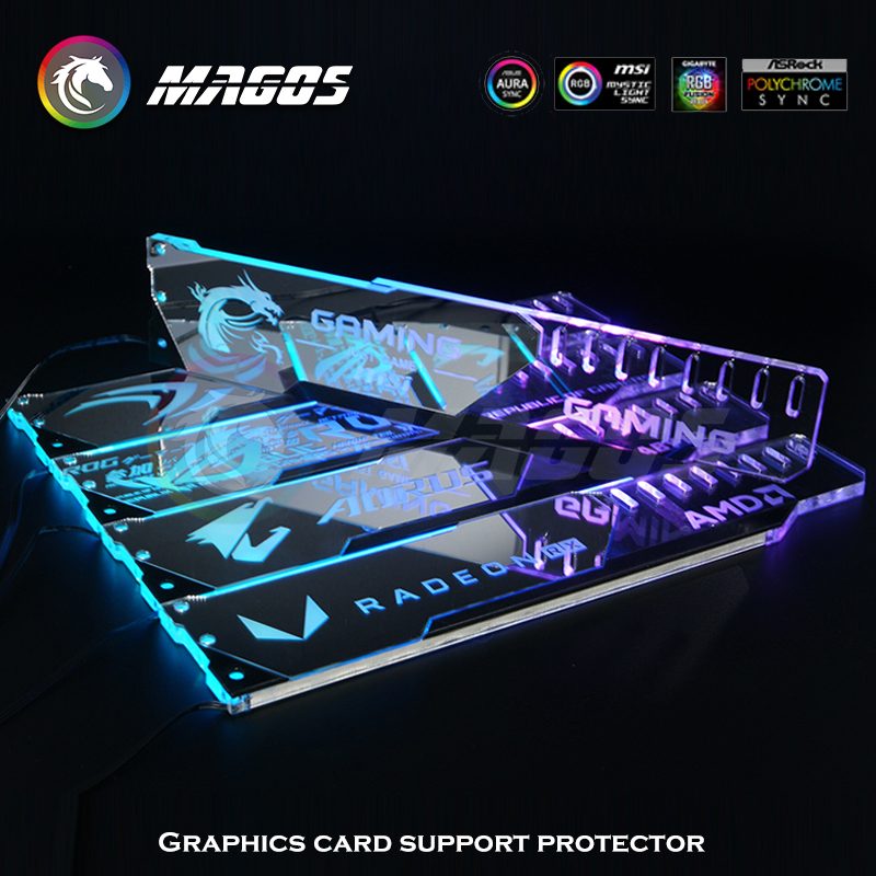Suporte gpu argb prata espelho - Pc Gaming Lian Li avaliação e preço