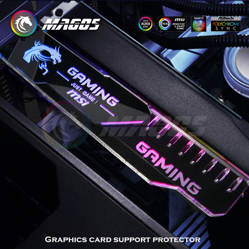 Suporte gpu argb prata espelho - Pc Gaming Lian Li avaliação e preço