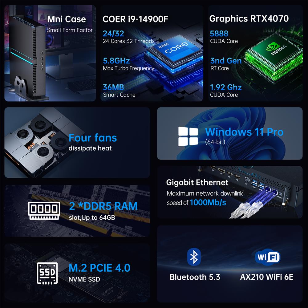 Msecore MV300 14ª Geração Inte - Pc Gaming Intel Core I7 avaliação e preço
