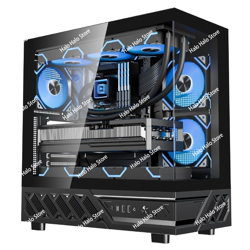 Caixa de PC ATX branca Seaview - Pc Gaming Liquid avaliação e preço