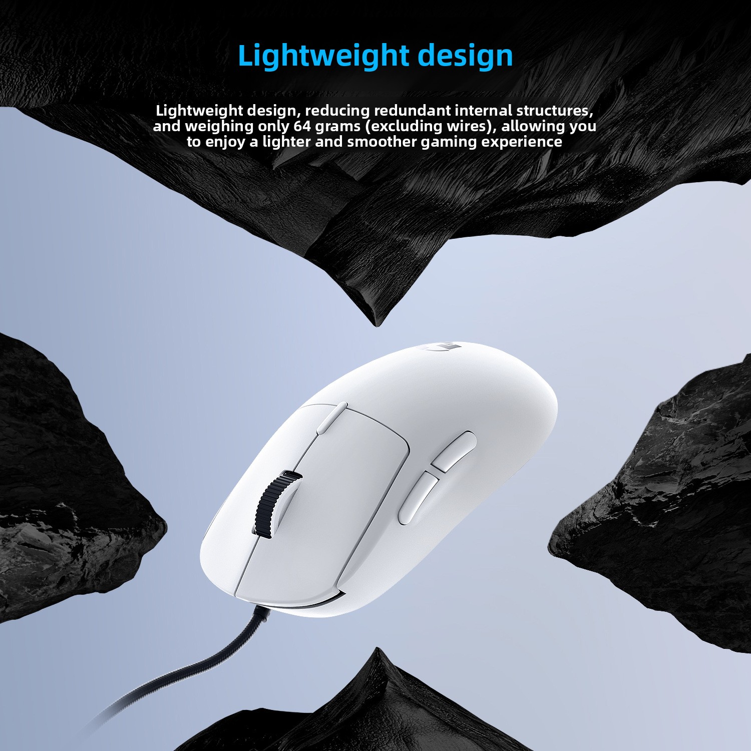 Mouse Sem Fio GPW-Y PAW3395 Le - Pc Gaming Y60 avaliação e preço