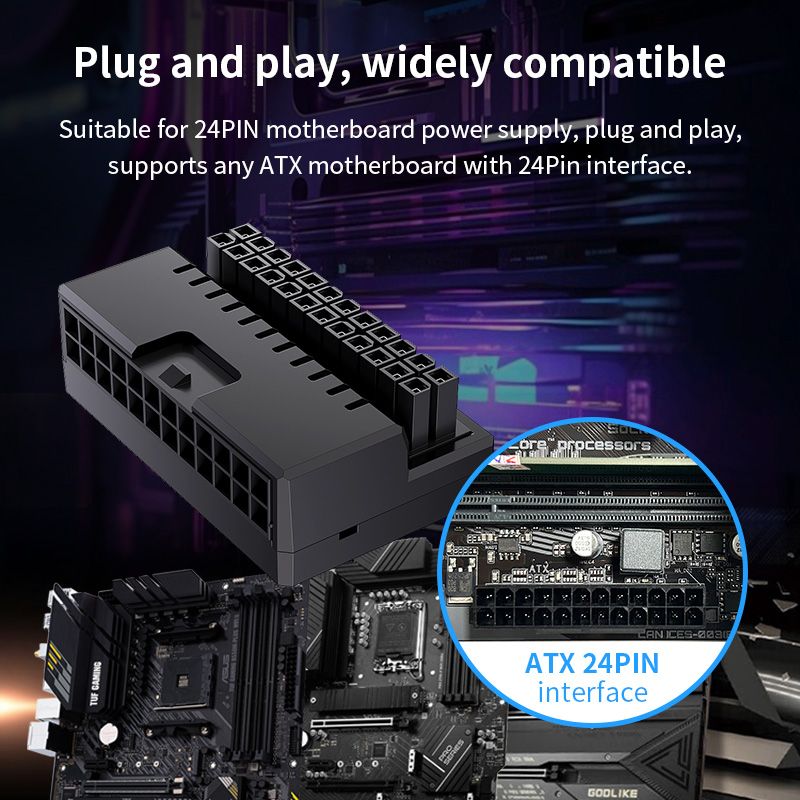 Teucer ATX 24Pin 90 °   Adapta - Pc Gaming Lian Li avaliação e preço